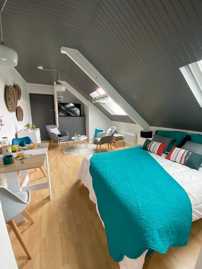 Agreable Cocon Sous Les Toits - Parking - Wifi Apartment Pleneuf-Val-Andre Exterior foto